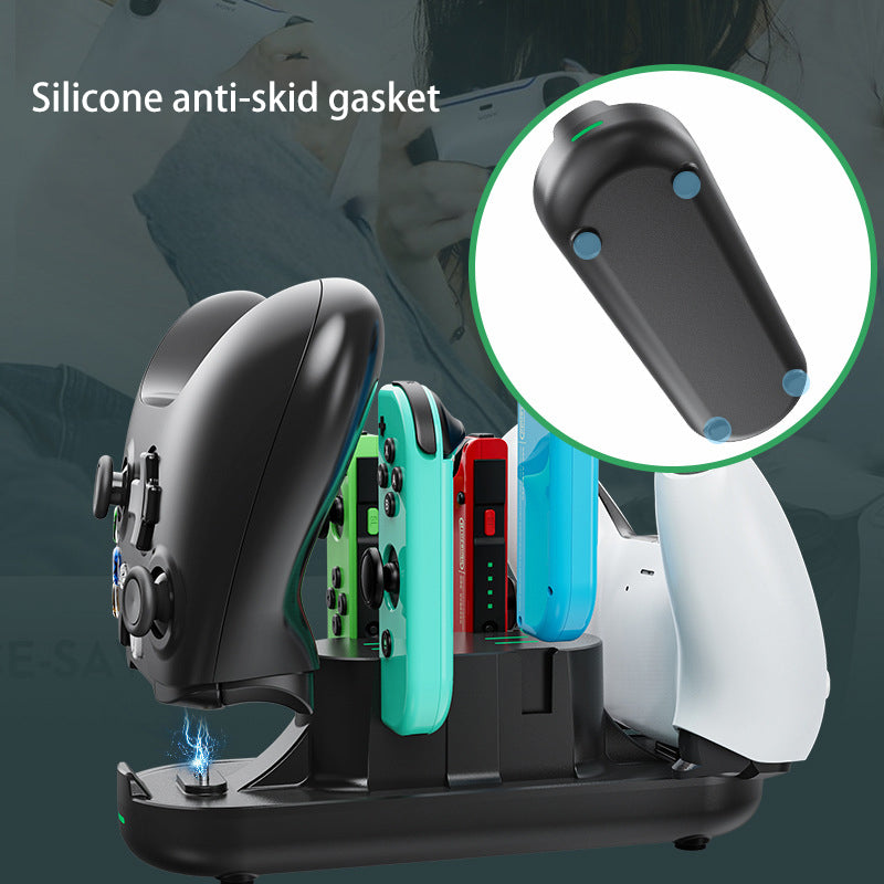 AOLION ALP5001 For Nintendo Switch OLED Game Controller Charger Stand Charging Dock Station Display Holder AOLION ALP5001 For Nintendo Switch OLED Game Controller Charger Stand Charging Dock Station Display Holder